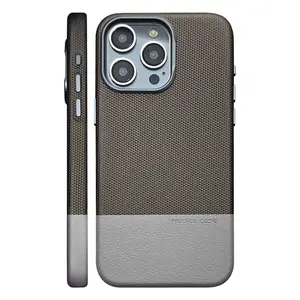 for iPhone17 Magnetic Phone Case with Independent Buttons, Metal Explosion-Proof Lens Ring Protective Cover