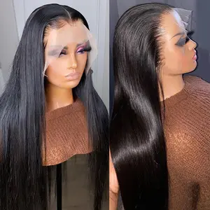 Bling Hair Bone Straight 13x4 13x6 Lace Wig Human Hair Pre plucked HD Lace Wig Human Hair Wigs Silky Straight Lace Frontal Wig For Women summerwins