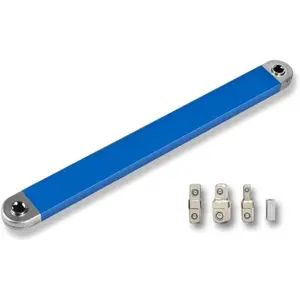 Offset Extension Wrench Socket Extension Set, High Torque Tool, Impact-Ready with 1/2", 1/4", 3/8" Square Drive Adapters and 1/4" Drill Adapter, Designed for Hard-to-Reach Areas
