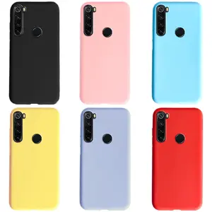 Matte Silicone Soft TPU Cover Case For Xiaomi Redmi Note 8 8T Note8 Pro Case Redmi 8 8A Shockproof Phone Cases