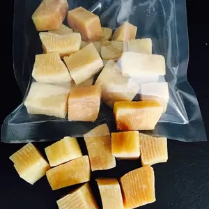 Yak nuggets dog treats to puff in microwave. 3 ounce bag