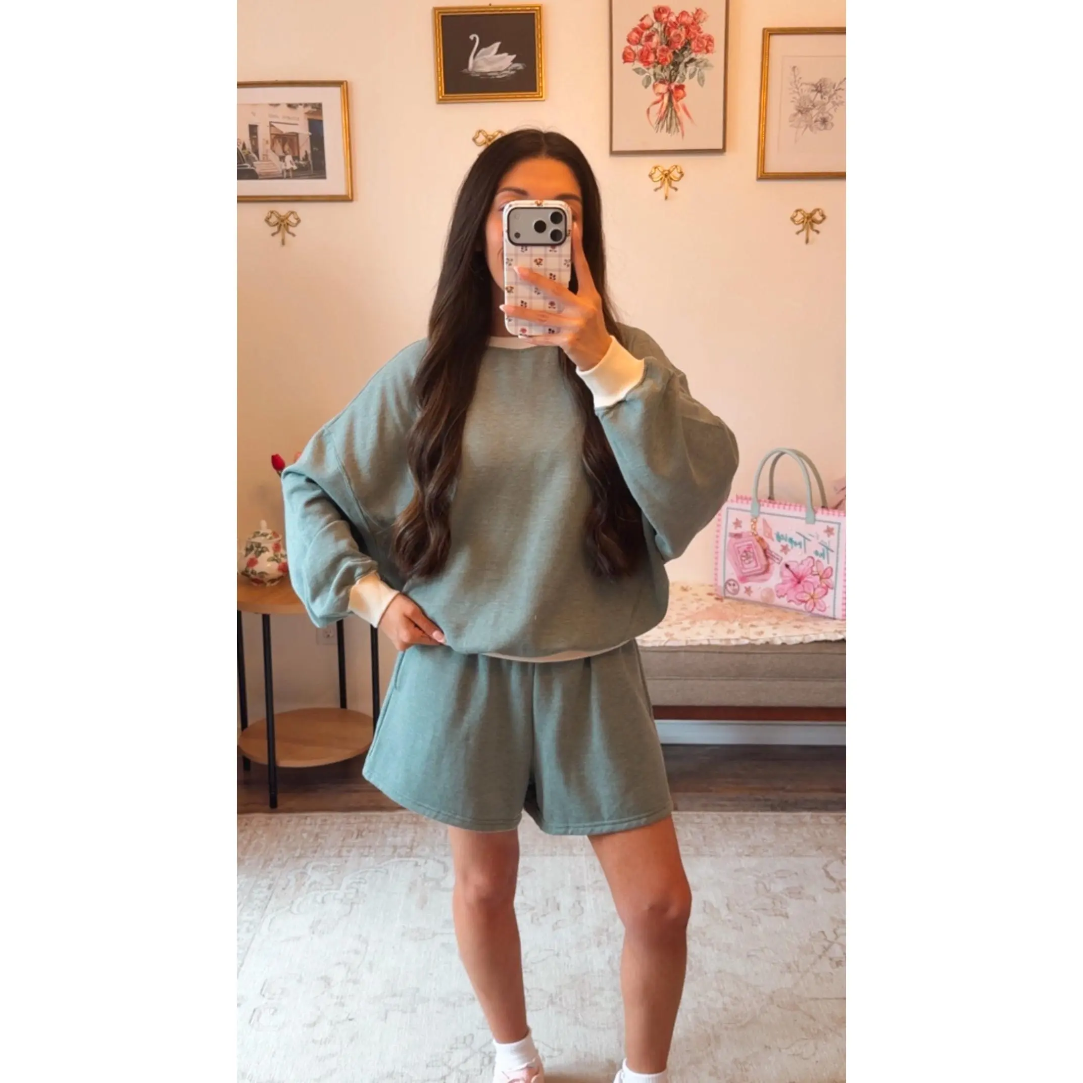 Soft Girl Lounge Set - Ash Jade