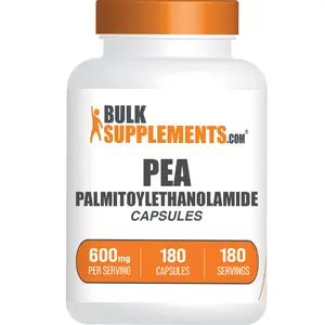 BulkSupplements - Palmitoylethanolamide (PEA) Capsules - Immune Support - Joint Health - 180 Capsules - 600mg per Serving