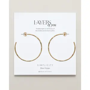 Simplicity Maxi Hoop Earrings