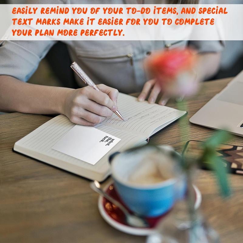 4/8 Pcs Funny Sticky Note, Funny Spoof -it Notes and Pens,  Off Sticky Notes for Study Office Supplies, Notebook Labels,  (8PCS)