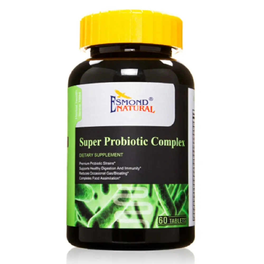 Super Probiotic Complex Reduces Occasional GasBloating USA FDA GMP NPAC-60 Tablets