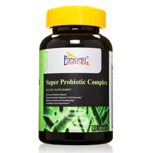Super Probiotic Complex Reduces Occasional GasBloating USA FDA GMP NPAC-60 Tablets