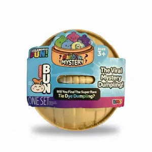 Rainbow mystery squishy bun shimmering starlight  dumpling Rubber Tree Slime