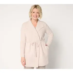 Barefoot Dreams CozyChic Waist Tie Cardi