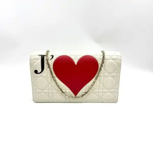 Pre-owned Dior AS SHOWN Clutches & Wristlets HZ 2568 Christian Dioramour Lady Chain Clutch 26.03.19