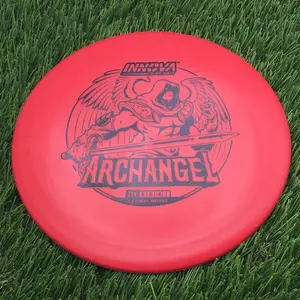 Innova DX Archangel with Burst Logo Stock Stamp - 169.4g - Red
