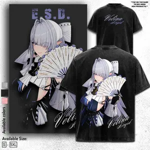 Velina - zzz Graphic T-shirt Zenless Zone Zero ZZZ Game Sweatshirt Hoodie Streetwear Gacha Game Fan Gift Aesthetic Print