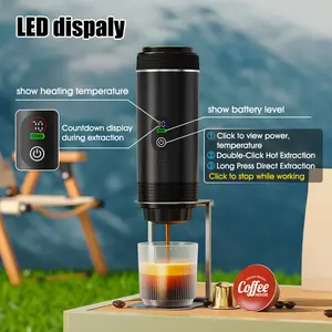 OMESER Portable 3-in-1 Coffee Maker – Brew Anywhere, Anytime Fresh Espresso on the Go | Compact 3-in-1 Coffee Machine