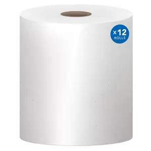 Essential universal hard roll paper towels bulk core absorbency pockets white 12 rolls at 800 each 9600case