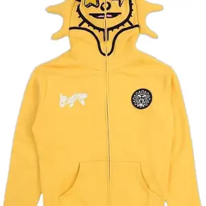 Women's Y2K Letter Print Pocket Hoodie Zipper Front Long Sleeve Sweatshirt - Tops, Womenswear