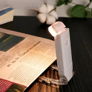Portable Clip-On Desk Lamp for Reading, Learning, Travel, Night Light, Table Installation, Rechargeable Battery, Study Lamp