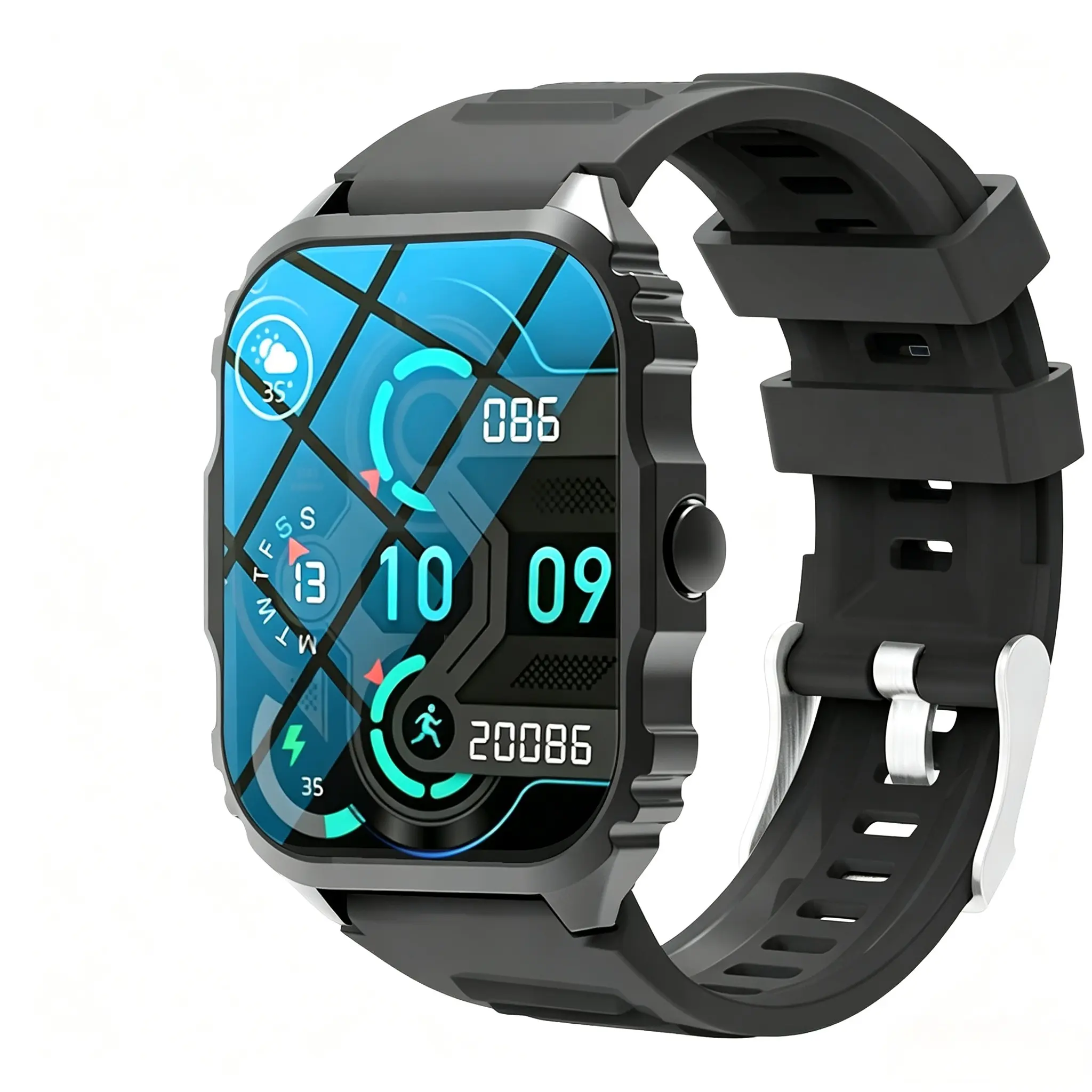 Wireless smartwatch, voice calls, music control, weather forecasts, a variety of watch faces to choose from, and a fitness mode that tracks your current activity in real time