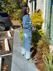 Allure Denim Jumpsuit