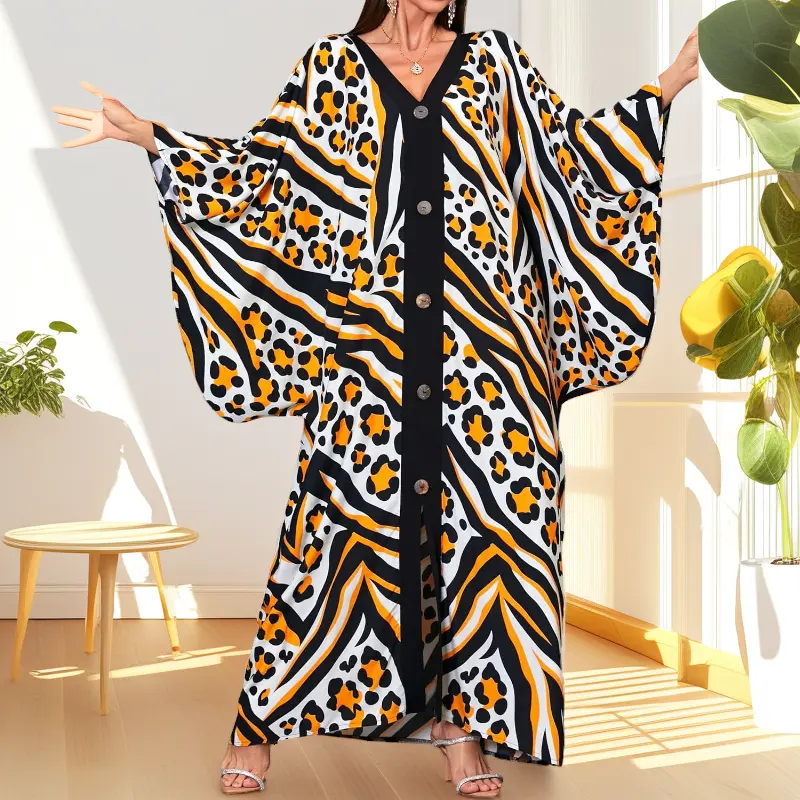 Black Yellow Leopard Print