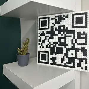 Custom Brick QR Kit - Build your own functional QR Code that you control!