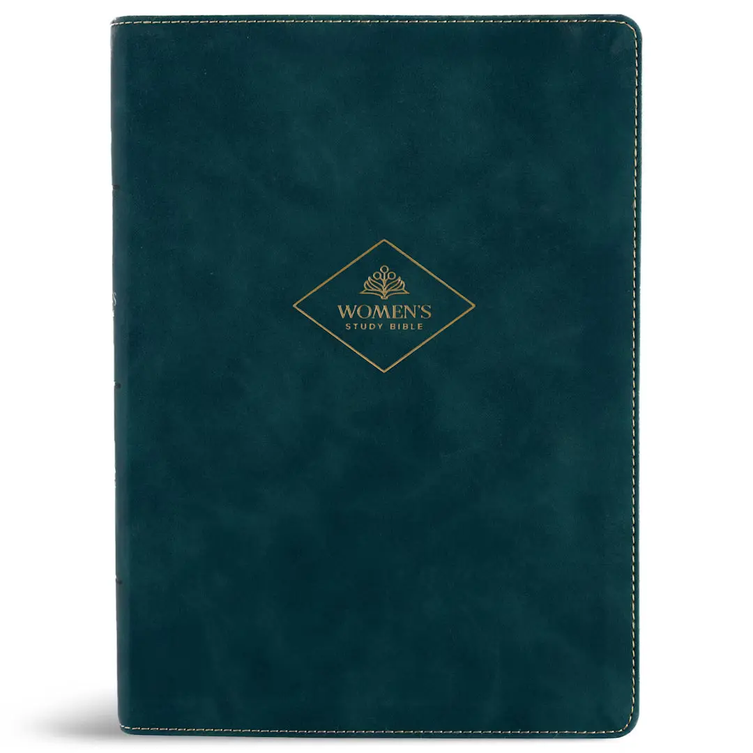 CSB Women's Study Bible, Peacock LeatherTouch