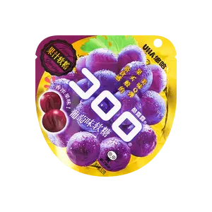 UHA Gummy Candy Cool Lululu Juicy Grape Flavor 48g - Delicious Soft Chewy Treat UHA Gummy Candy Cool Lululu Juicy Grape Flavor 48g - Delicious Soft Chewy Treat