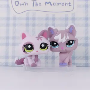 LittlePeta Miniature Cat and Dog figure pet pack for Boys and Girls - Perfect Xmas Gift, Educational and Entertaining Toy (#1628 #2400)