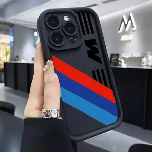 Stylish red and blue sports car B-BMW Protective Phone Case Suitable for iPhone 17 16e 16 15 14 13 12 11 Mini Pro Max Air X XR XSMAX 8 7 Plus Anti Fall Soft TPU Back Cover