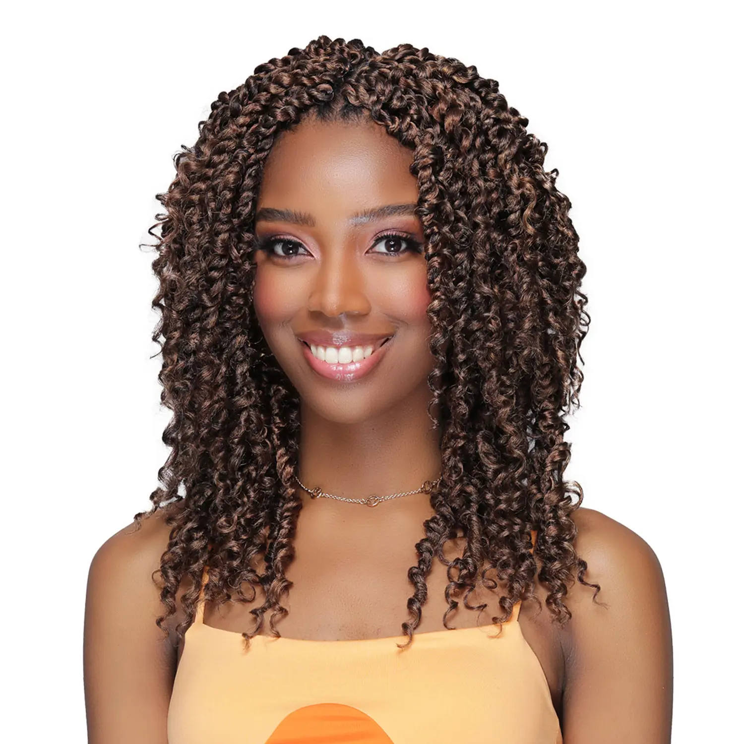 Bobbi Boss 10 Inch Boho Passion Twist Crochet Braids, Soft and Light Synthetic Hair, Pre-Looped with Crochet Interlocking for Unisex Hairstyles, Boho Braids, Braids Hairstyles