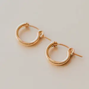 Hello Adorn Bold Hoops - Fashionable Any Occassion Thick Hoop Earrings - Women's Fashion Accessory