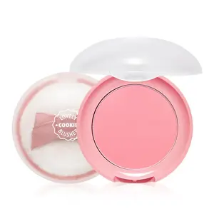 Lovely Cookie Blusher - Grapefruit Jelly 4g | Glowing & Natural Powder Blush with Long-Lasting Sebum Control | Easy Application | Korean Makeup, Kbeauty, Perfect for Gift