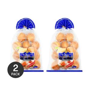 MARUKIN Japanese Mini Cakes - Hokkaido Milk, 2 Packs, 255g Each - Delicious Family Treats