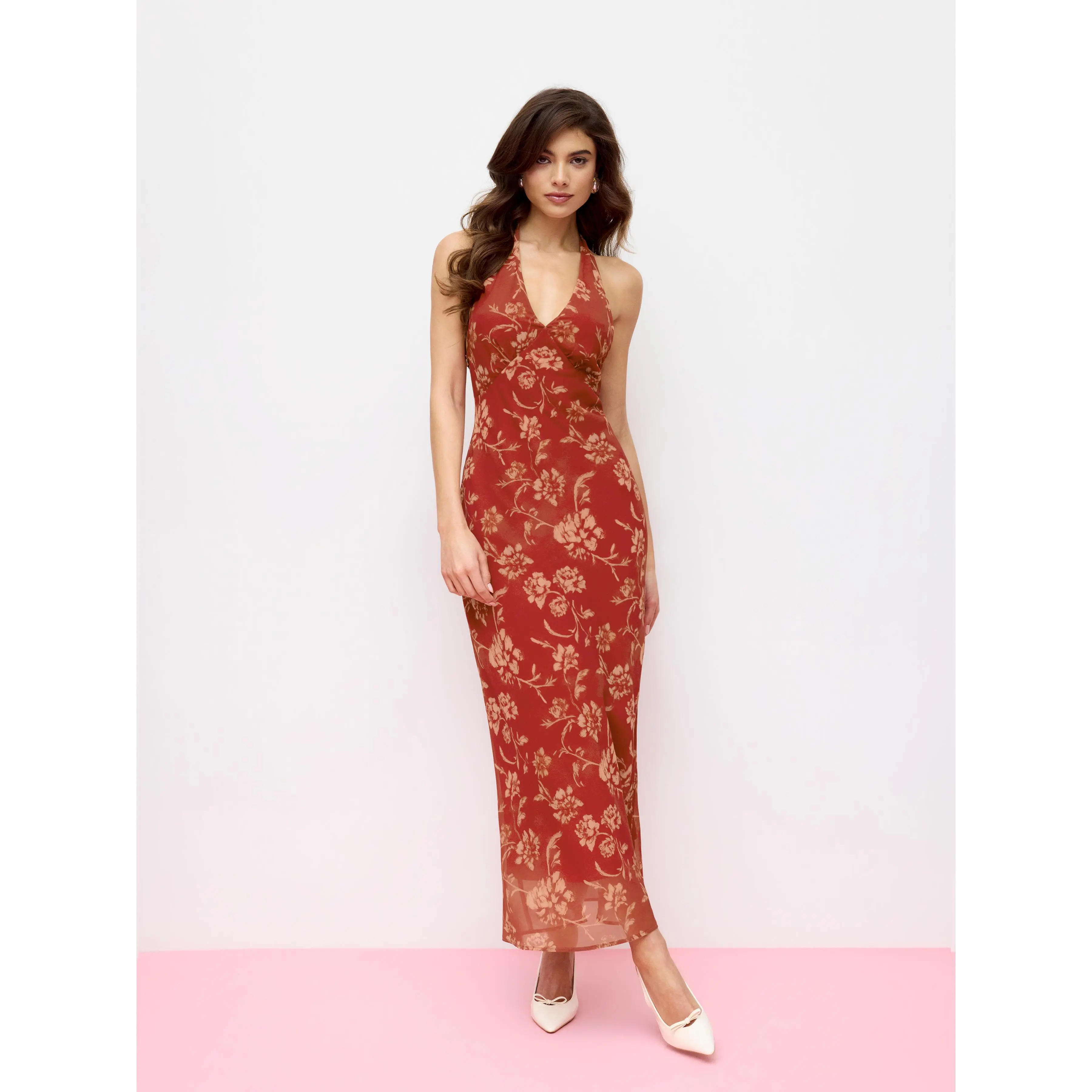 Cider Chiffon Sweetheart Floral Backless Tie Back Mermaid Maxi Dress - TikTok Shop Cider Chiffon Sweetheart Floral Backless Tie Back Mermaid Maxi Dress - TikTok Shop