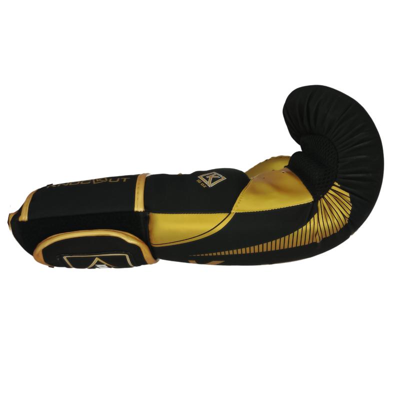 Knockout Elite Boxing Gloves with Hand Wraps & Mouth Guard for Men, Women Muay Thai, Kickboxing, Youth Heavy Bag Workouts, and Home Gym Training Complete Kit (Size 8OZ-16OZ)