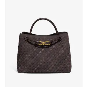 MLS6198-1 Frosted Shoulder Crossbody Handwoven Bag Women's 2025 New Commuter Large-capacity Portable Tote Bag