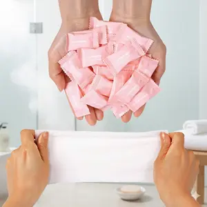 Mini Compressed Towels: Thick & Disposable Face Towels for Travel, Outdoor, Camping. Must-Have Portable Hygiene & Beauty Cleaning Tools for On-the-Go, Emergency, and Sports. Compact & Convenient, Absorbent Thickened Towels