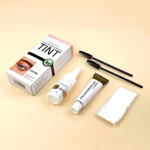 Eyebrow Tinting Kit, Eyebrow Dye Kit, Waterproof Eyebrow Pomade with Brush, Long Lasting Eyebrow Tinted Cream, Daily Cosmetic Beauty Supplies for Women