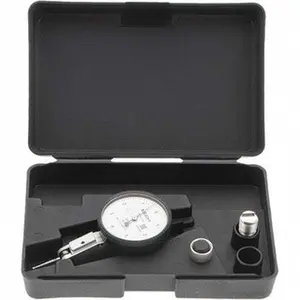 Mitutoyo Horizontal White Dial Test Indicator 513-403-10E, 0-4-0 Range, 0.008 Max, 0.0001" Accuracy, No