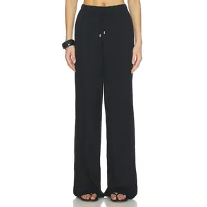 ALL THE WAYS Beth Drawstring Pant in Black