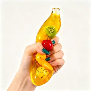 1/3pc Fruit Banana Squishy Toy, Slow Rising Squeeze Toy with Fruit Filling, Stress Relief Fidget Toy for Kids Adults, Cute Soft Banana Sensory Toy for Anxiety Relief, Kawaii Decompression Toy
