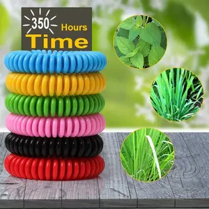 BuggyBands Mosquito Repellent Bracelets, 24 Pack Individually Wrapped, Natural and Waterproof Band for Camping Hiking