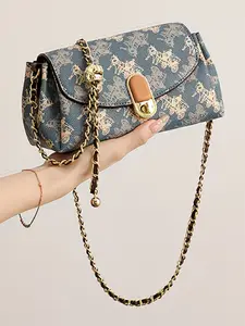 Women's Crossbody Bag, Stylish Crossbody, Fashion Chain Small Square Bag, High-End Versatile Shoulder Bag, Adjustable Strap, Daily Commute Use, Cross Body Bags
