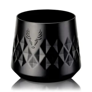 Paragon Stainless Steel Whiskey Taster in Obsidian Ceramic Metallic Tulip whiskey cup whisky great whiskey gift Utensils Drinkware Insulated Tumbler