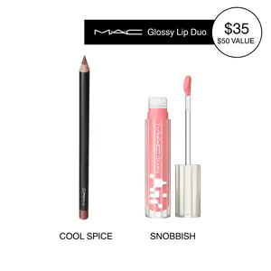 MAC Glossy Lip Duo - Lip Pencil + Lipglass Air MAC Glossy Lip Duo - Lip Pencil + Lipglass Air
