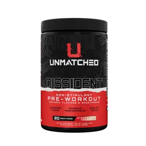 Unmatched Dissident Non-stimulant Pre-Workout Dietary Supplement with Natural Flavors and Sweeteners - 20 Servings ( 420 g)