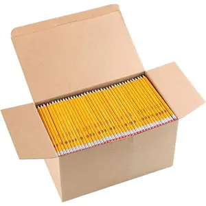 Wood-Cased #2 HB Pencils, Yellow, Pre-sharpened, Bulk Pack, 1000 Pencils