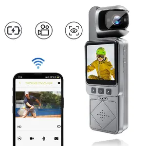 1080P WiFi Action Camera,Travel Bicycle Driver Recorder Pocket Camera for Motorcycle and Vlogging,Portable Sport DV Camcorder & Audio Recording Cam ﻿