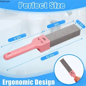 12PCS Bathroom Pumice Stone Brush, Portable Scale Stain Remover for Toilet Bathtub Swimming Pool Tile