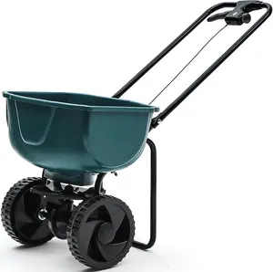 YITAMOTOR 60 lb Walk Behind Lawn and Garden Spreader for Seeds and Fertilizer with Easy to Use Flow Control