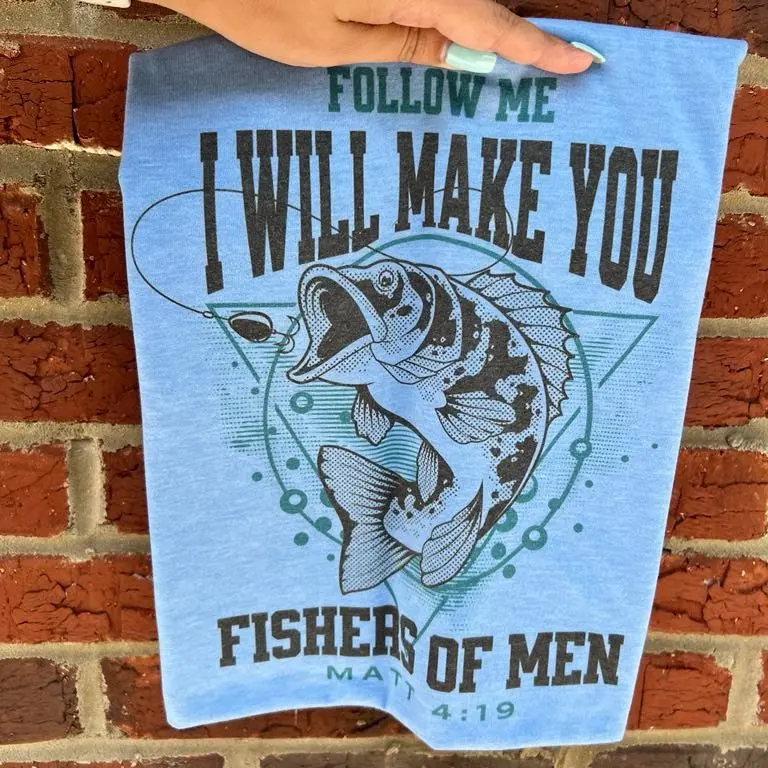 Make You Fishers of Men - Athletic Blue